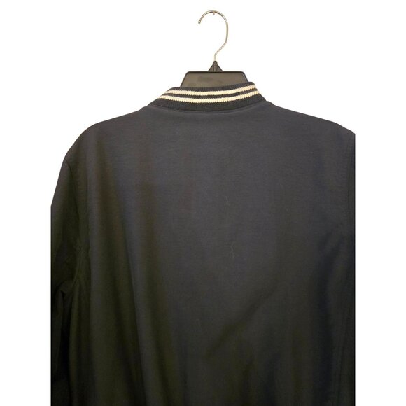 ABERCROMBIE & FITCH STADIUM JUMPER BOMBER JACKETSize Men's M Inside zip pocketC - Picture 3 of 9